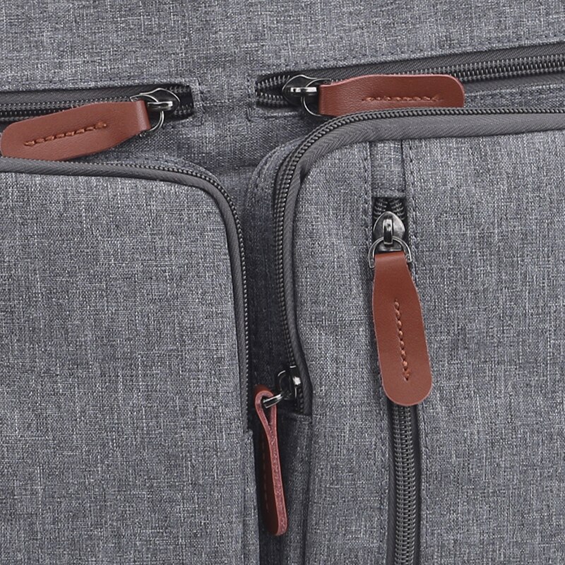 15 inch omvormbare aktetas heren zakelijke handtas messenger bag casual laptop multifunctionele reistassen voor mannen groot