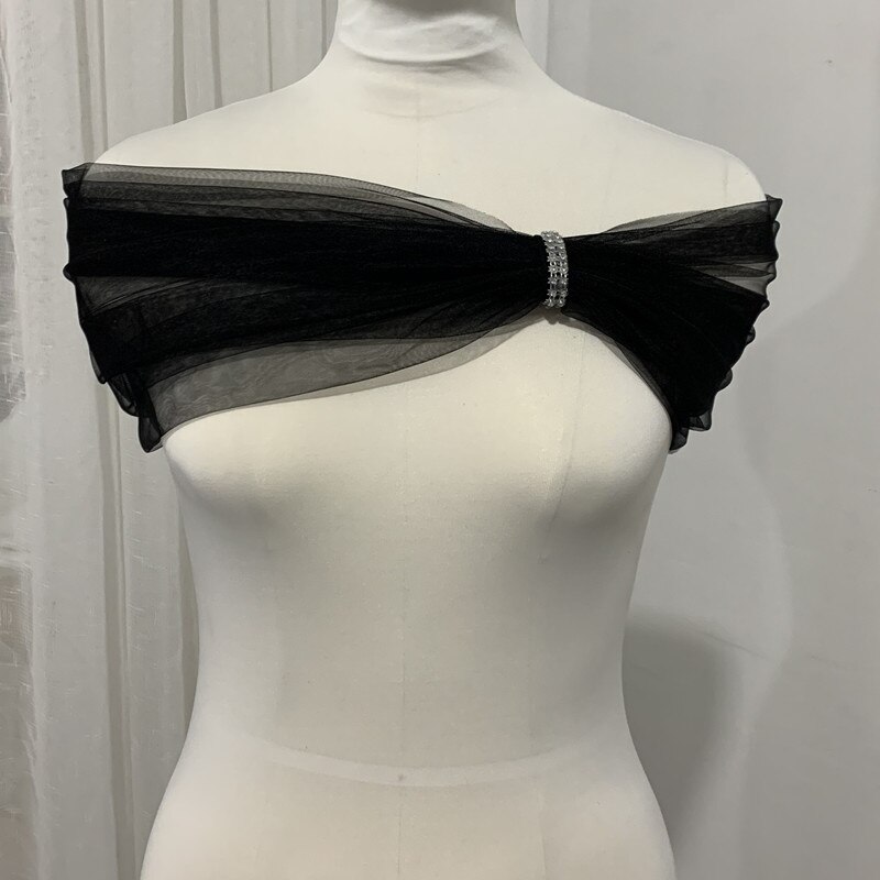 Coprispalle da sposa in Tulle accessori per la decorazione del braccio scialle rimovibile champagne bianco avvolgere matrimonio
