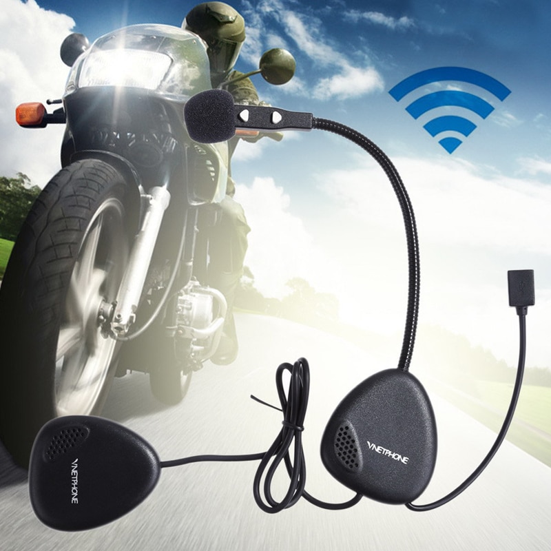 V1-2A Draadloze Stereo Motos Geavanceerde A2DP en EDR MVO 8610 Bluetooth Headset Helm Oortelefoon Netphone voor Motorhelmen 5268