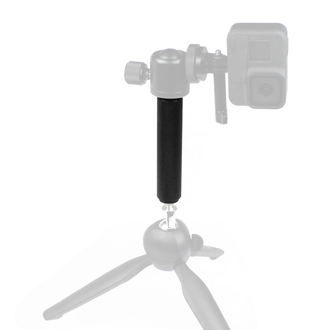 1/4 3/8 5/8 śruba uchwyt ręczny lustrzanka uchwyt gorącej stopki uchwyt ze stopu Aluminium dla GoPro telefon komórkowy Selfie stabilizator Holder
