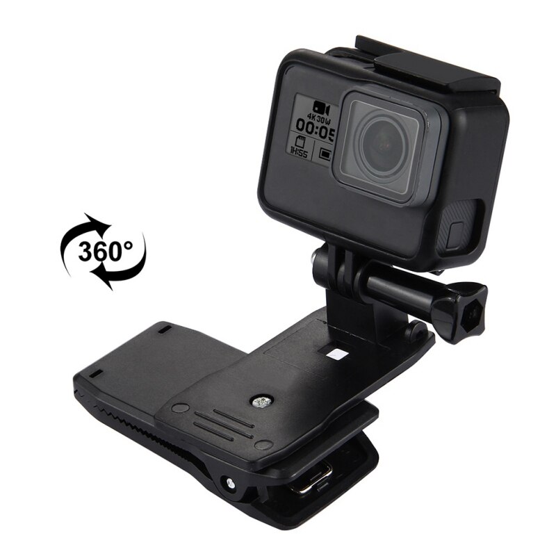 Praktische 360-graden Draaibare Mount Klem Houder Rugzak Clip Camera Adapter Bracket Stand Uitbreiding Accessoires