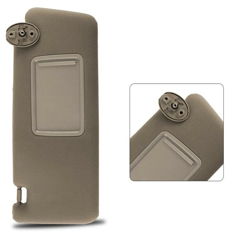 Passenger Right Side Windshield Sun Visor Replacement Beige for Toyota Tacoma 2005 74310-04081-E0