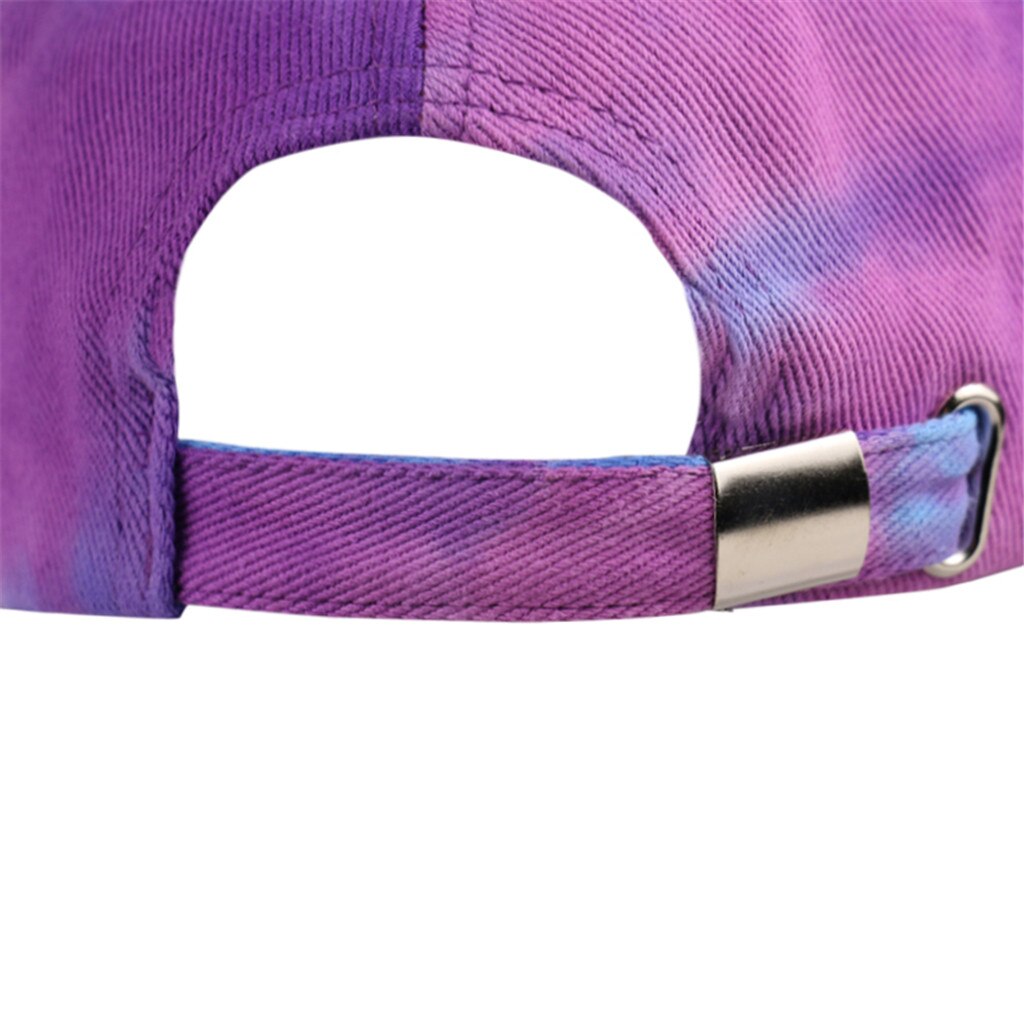 Tie-dye print cap tennis cap udendørs sport baseball tenis bomuld åndbar solskærm tennis caps hestehale cap