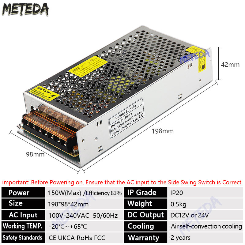 DC 12 V 24V zasilacz impulsowy 2A 3A 4A 5A 8A 10A 15A 20A 25A 30A 40A moc transformatora zasilacz 12 V V 220V robić 12 V AC-DC