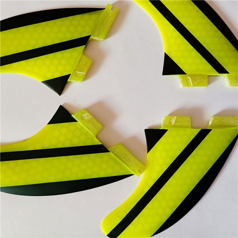 Quad fin Surfboard Fins 4PCS Set for FCS II box G7 +G5 size fiberglass Honeycomb with carbon L +M size FCS II Fins surf Fin