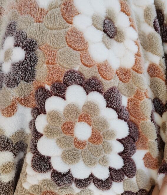 På flannel stof dobbelt ansigt koral blød varm plys sengetøj pude pet klud fløjlsagtet stof: 4