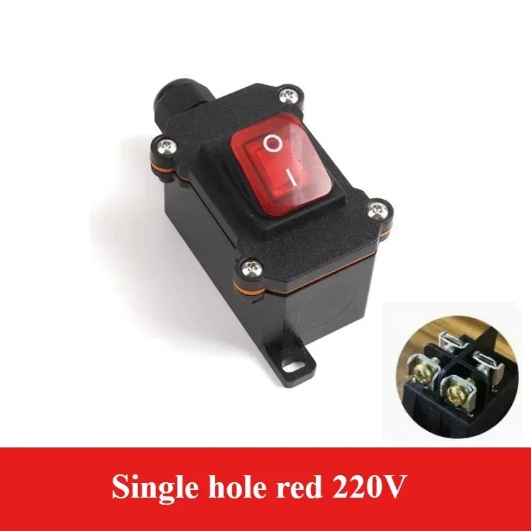 Waterdichte schakelaar Waterdichte scheepstype schakelaar 220V/24V/16A/30A Regenbestendig buiten de elektrische kamerAmpere boxSeconde versnelling IP65: Blauw