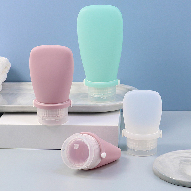30/60/90ml Silicone Travel Bottles Leak Proof Squeezable Refillable Containers Cosmetic Tube for Lotion Soap Liquids Bottling