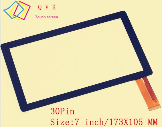 Black 7 Inch for Dragon touch Y88X pro Y88 Q88 / RoverPad Sky C70 Capacitive touch screen panel repair replacement spare parts