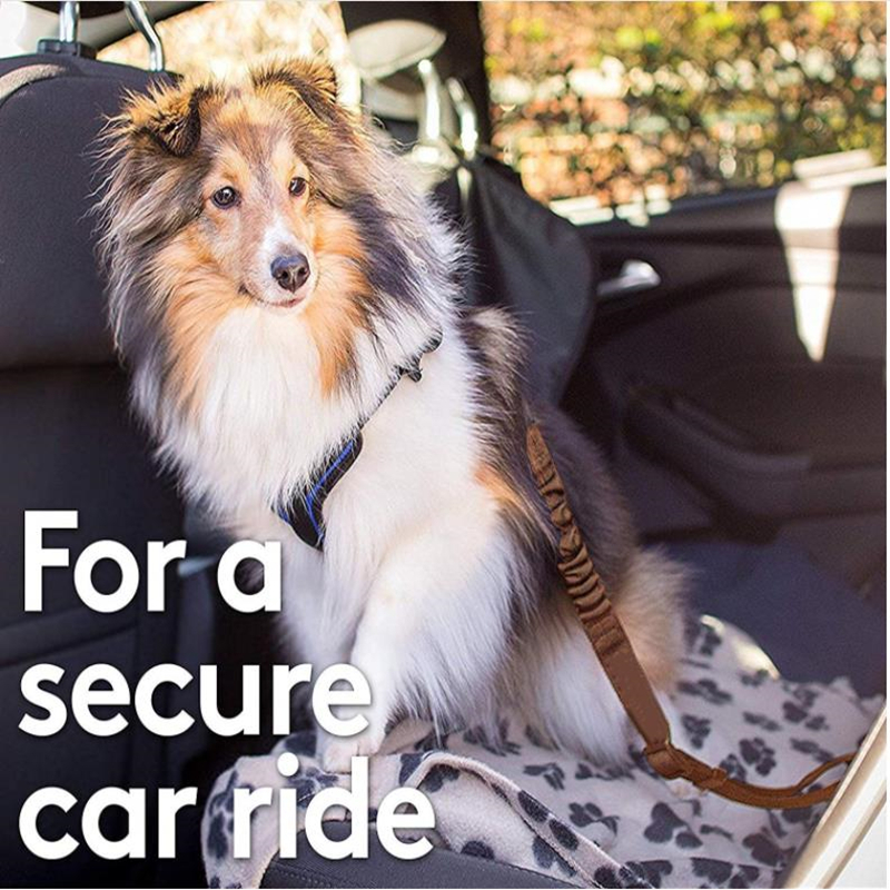 Kæledyr hundesele sikkerhedssele justerbar sele sikkerhedssele fleksibel reflekterende snor til små mellemstore hunde rejse klip hund forsyninger