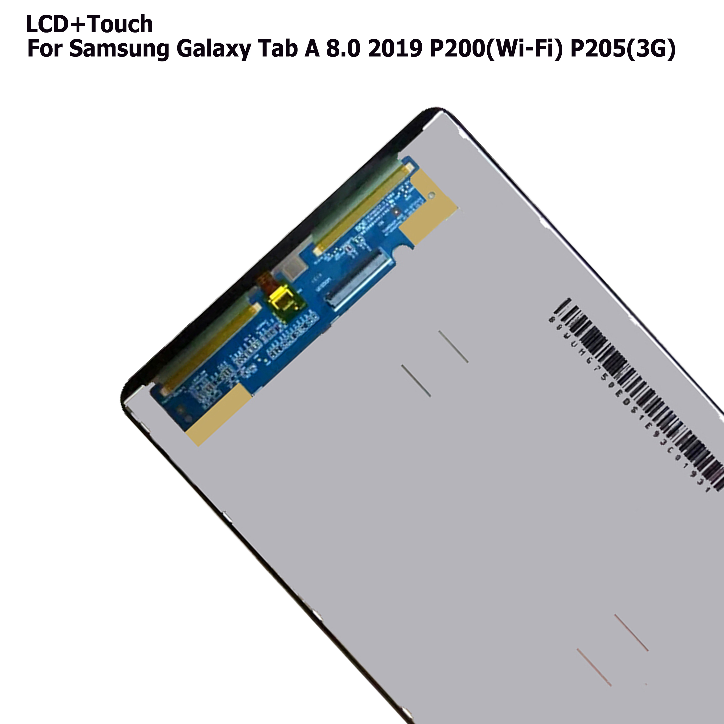8.0&#39;&#39; For Samsung Tab A SM-P200 SM-P205 P200 P205 LCD Display Monitor Touch Screen Digitizer Panel Assembly WIFI/3G