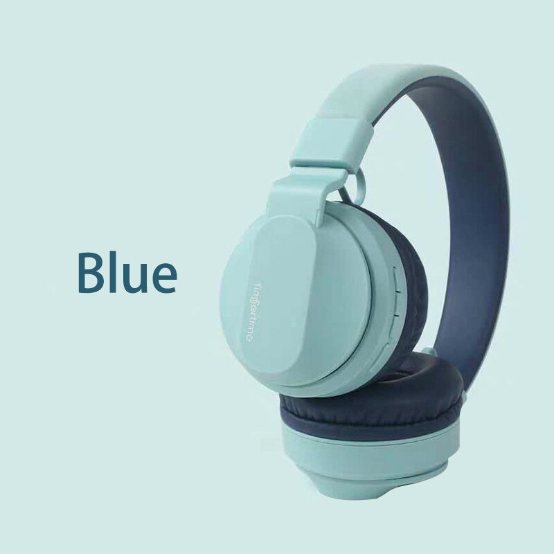 Wireless Earphones kids Headphones Children Bluetooth Headsets Kid Headphone Kids Earphones Headphones Bluetooth Child Earphone: Blue (no box)