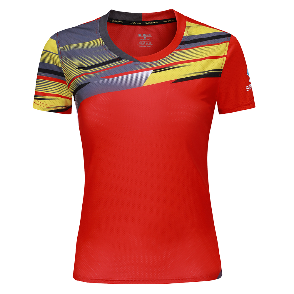 The Women Golf Shirts Sports t-shirt tops tees Breathable Clothing Badminton Men&#39;s T-shirt Table Tennis Clothes Shirt