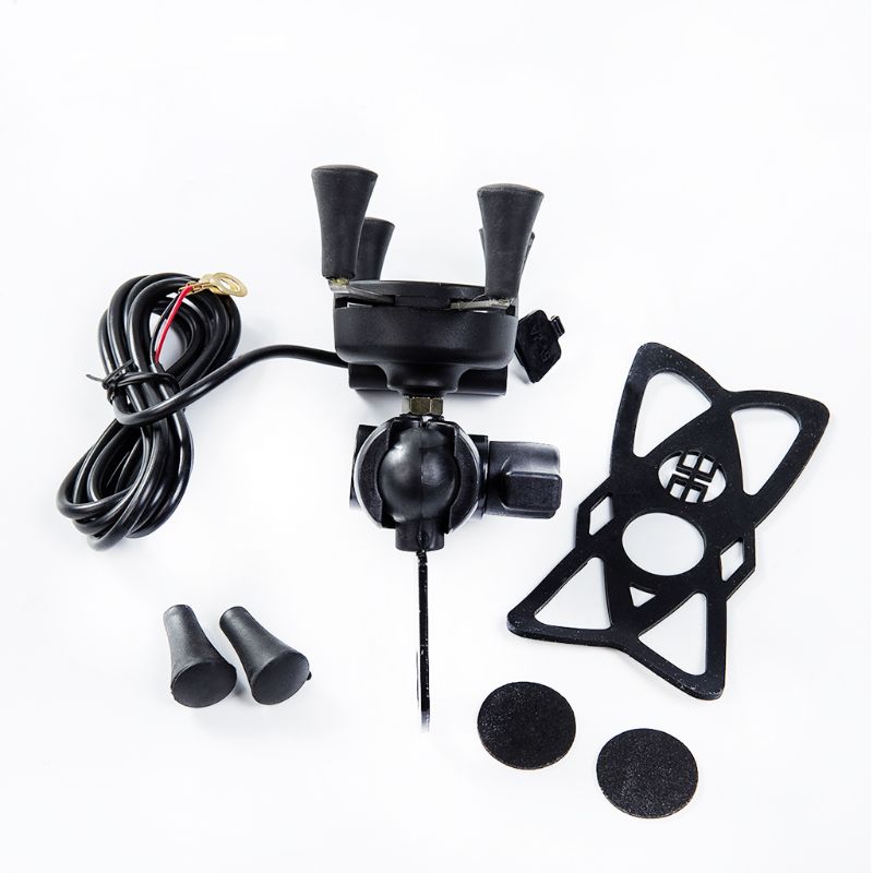 Fiets Grip Motorfiets Auto Mount Gsm Houder Usb Oplader Voor Mobiele Telefoon Houder