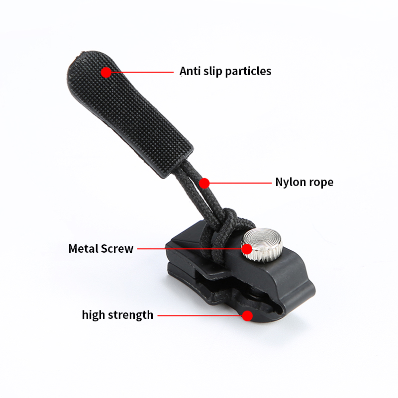 Universal Detachable Metal Zipper Slider Puller Detachable Instant Repair Kit DIY Replacement Lever Locks for Clothing Luggage