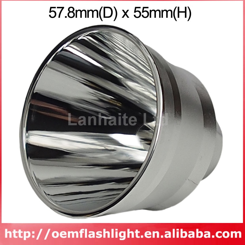 57.8 Mm (D) X 55 Mm (H) Smo Aluminium Reflector