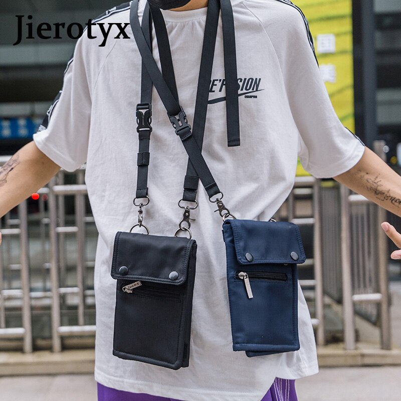JIEROTYX sac de téléphone portable pochette d'épaule portefeuille Nylon universel portefeuille téléphone portable sac épaule femmes pas cher Discount
