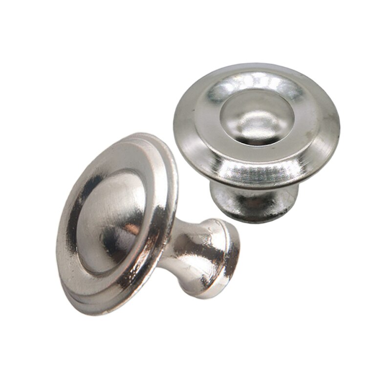 Knobs Round Stainless Steel Cabinet Knobs Drawer Handles Kitchen Cupboard Simple Drawer Cabinet Handle