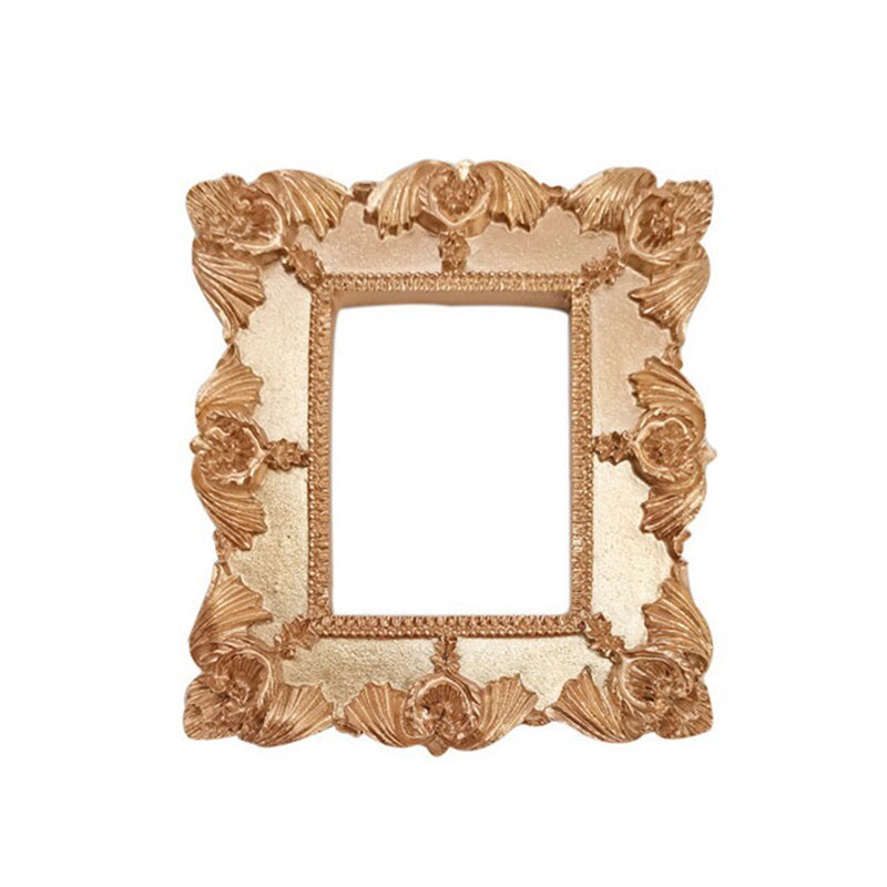 Ins Golden Retro Small Photo Frame Decoration Photo Props Frame Ornaments: J3