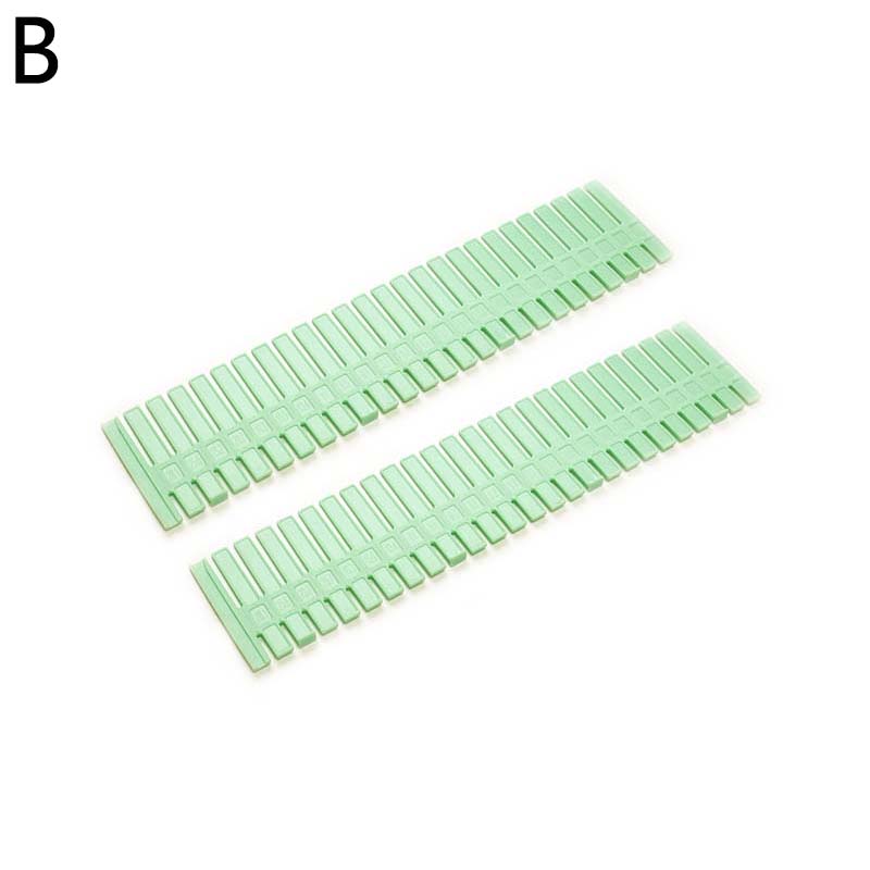 2/4PCS DIY Drawer Dividers Drawer Separator Organizers DIY Plastic Grid Adjustable Plastic Divider Household Storage Daily Use: B
