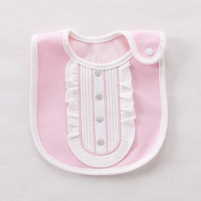 Baby Bibs Waterproof Wet Wipes Removable Babys Tuxedo Kids Dinner Feeding Bib Saliva Towel Tie Gentleman Child Red Bow Feeding