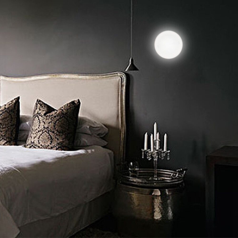 Wireless RF LED Under Cabinet Lighting 4PCS LED Puck Llights with Remote Dimmable For Bed Corridor Stairs