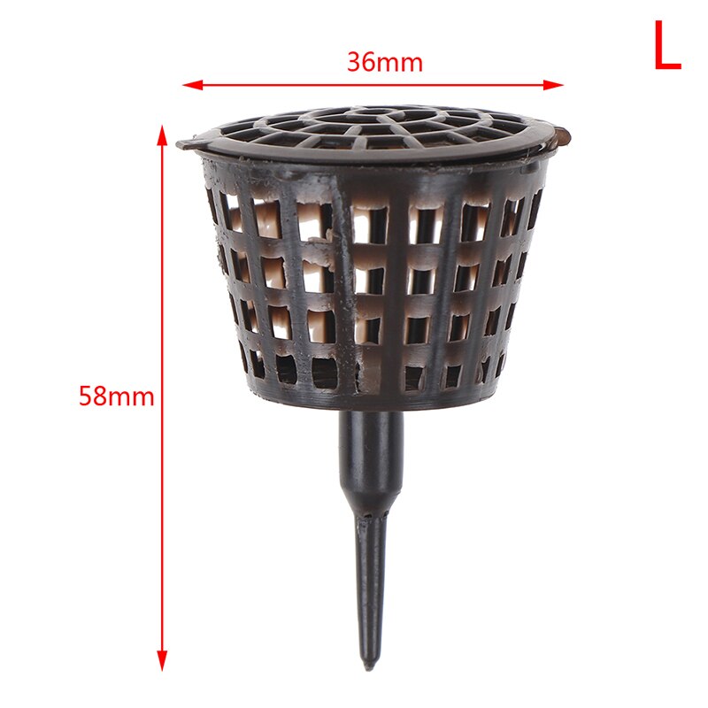 10Pcs Fertilizer box Bonsai Tool Fertilizer Cover Basket Box Dome Case Plastic Plant Bug Portable Nursery Pots