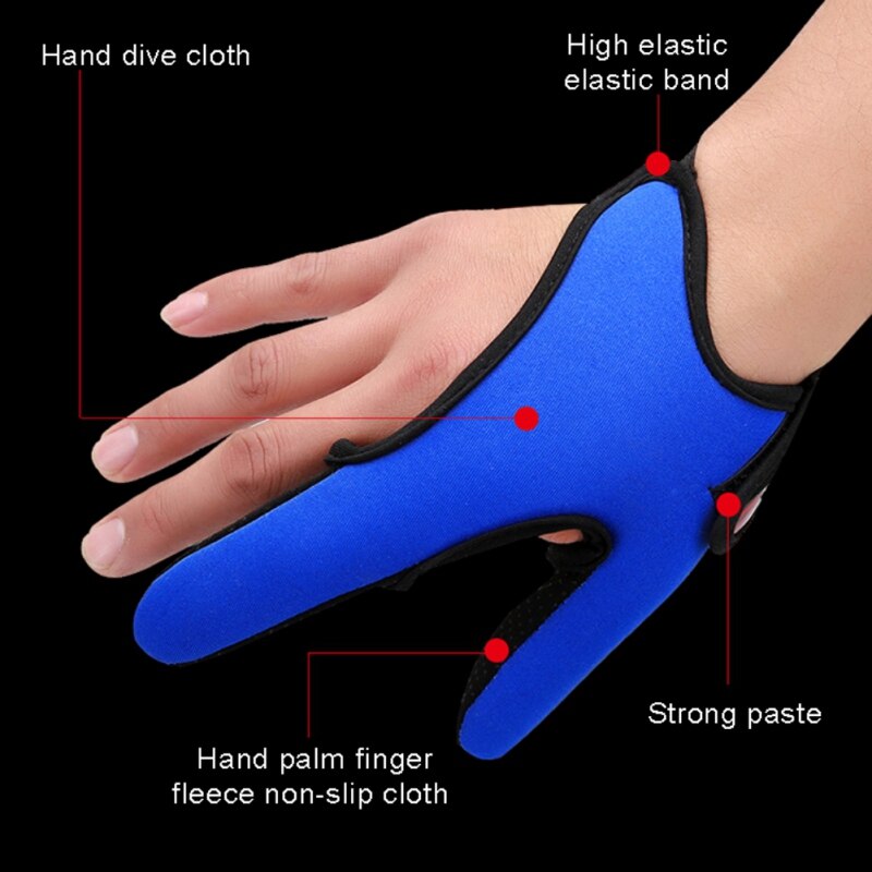 2 palce rękawice wędkarskie na wolnym powietrzu oddychające antypoślizgowe kciuki palec wskazujący rękawiczki wędkarskie ochraniacz na palce akcesoria narzędziowe