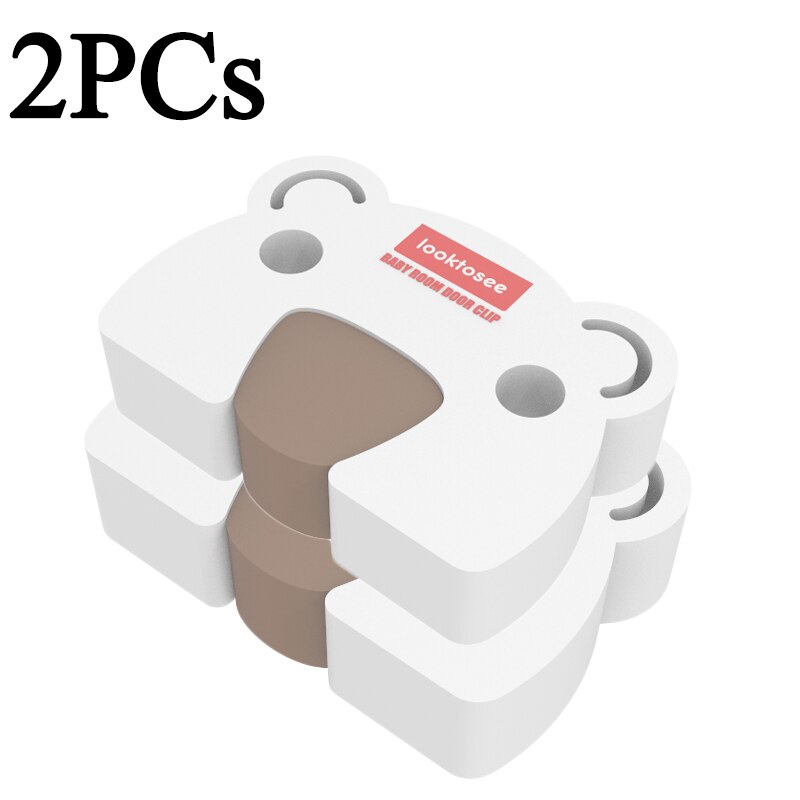 2pc Tür Stopper Neugeborenen Baby Kinder Nette Cartoon Sicherheit Tür Block Tür Clip Anti-prise Hand Sicherheit Schrank schlösser: Default Title