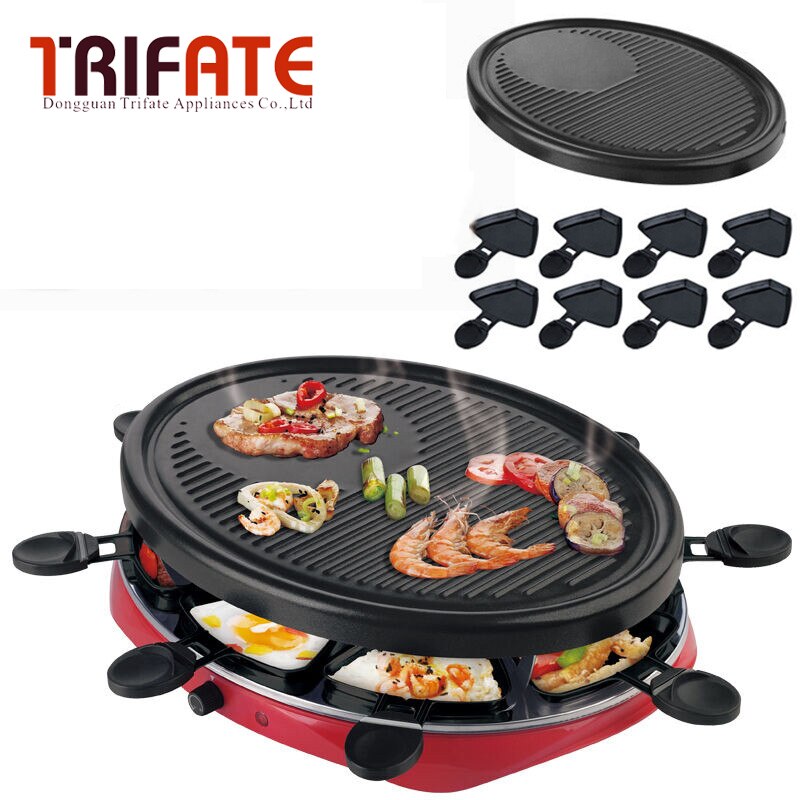 Double Layers Smokeless Electric Pan Grill BBQ Gri... Grandado