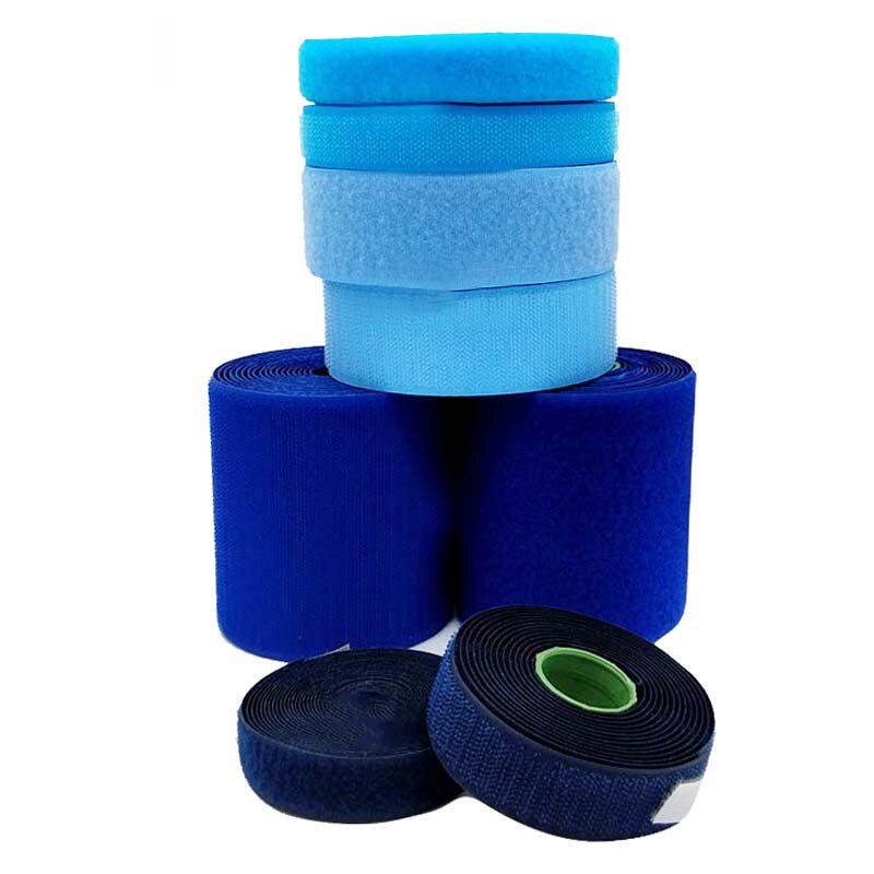 2/4/5/10cm Breite Marine blau 3Meter kein klebstoff haken schleife verschluss Band näHenne zubehör Band aufkleber Gurt kleidung streifen DIY