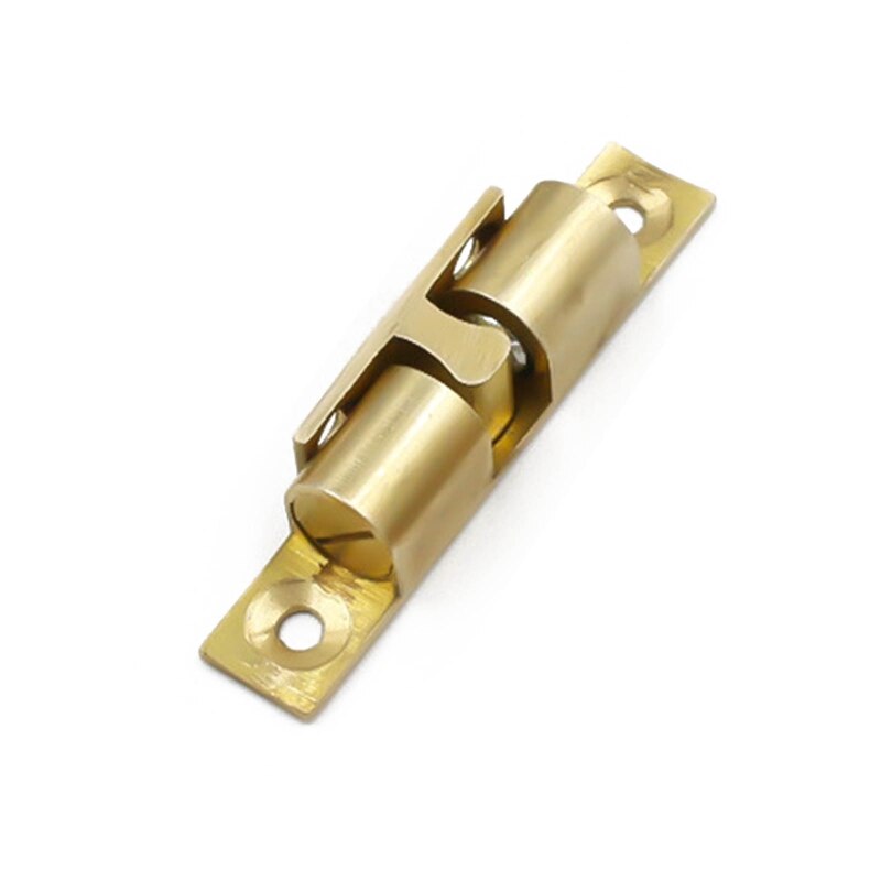 Verrou de Tension en cuivre pur 40JA, Double loquet à bille pour porte de meuble, antirouille: 60mm