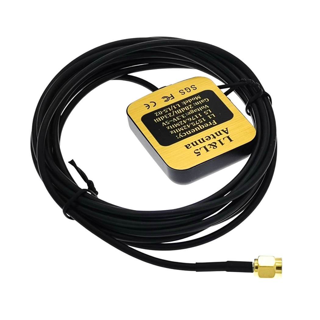 GPS Antenna GNSS L1 L5 External Car GPS Receiver SMA BNC TNC Magnetic 3m Cable ABS High Gain