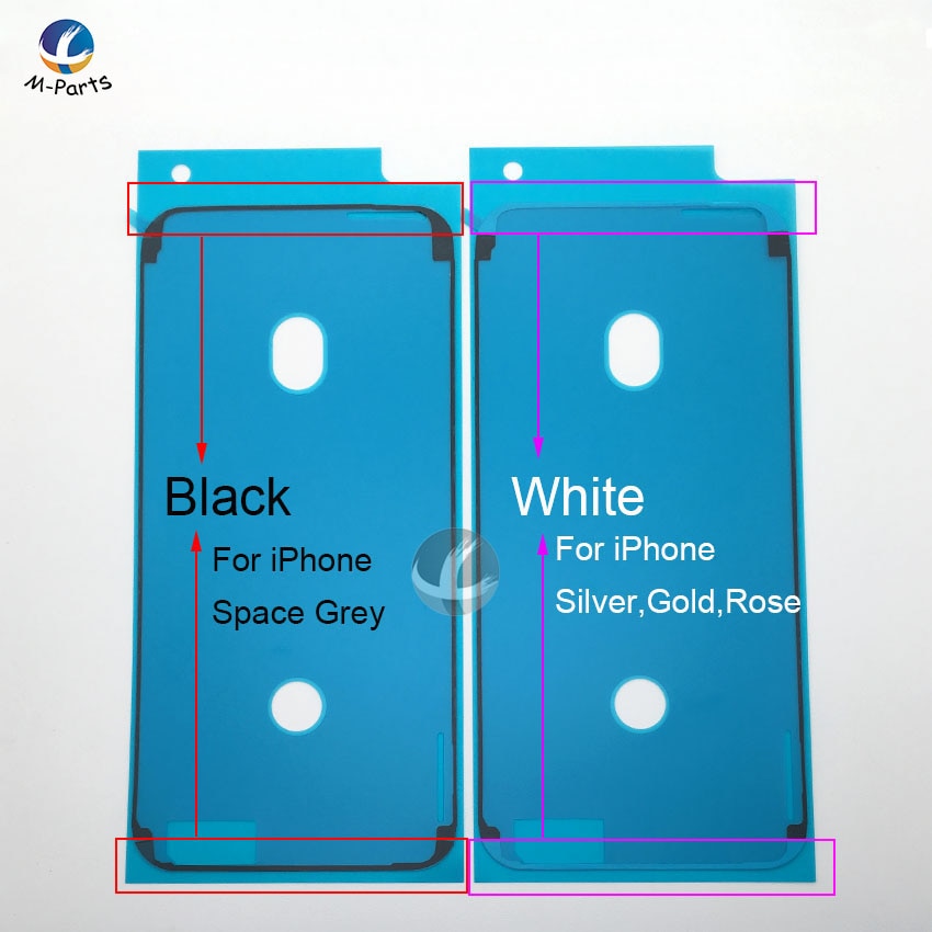 1pcs Waterproof Sticker For iPhone 6S 7 8 Plus X XS Max XR 11 Pro Max LCD Display Frame Bezel Seal Tape Glue Adhesive Repair 3M