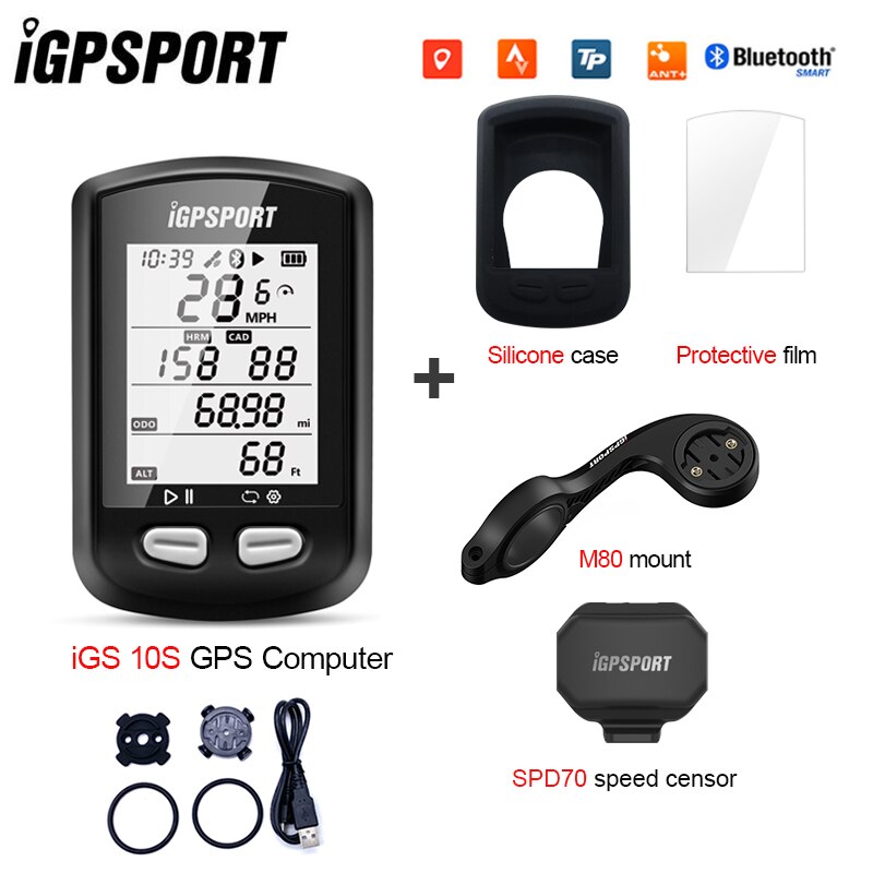 Igpsport igs 10s gps cykeldator cykel trådlöst stoppur road mtb cykeldator med kadenssensor ant+ bluetooth 5.0: Grupp c