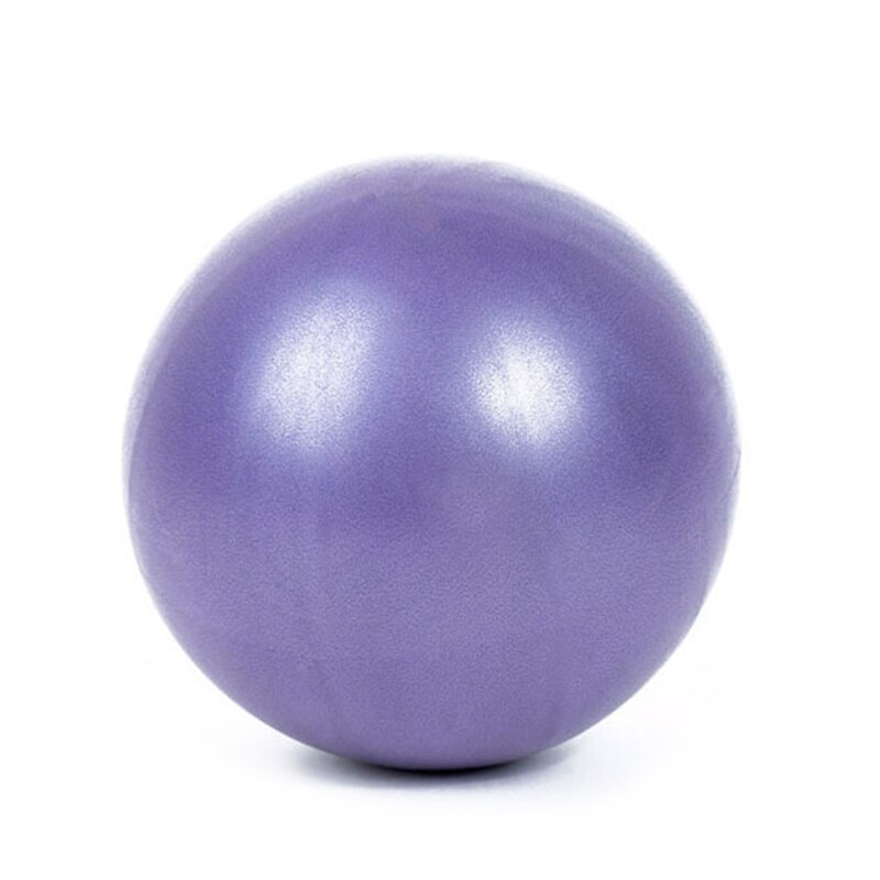 Mini Yoga Pilates Ball Explosion-proof Pvc Fitball for Stability Exercise Training Gym Anti Burst&slip Resistant Straw 25cm: 25CM PURPLE