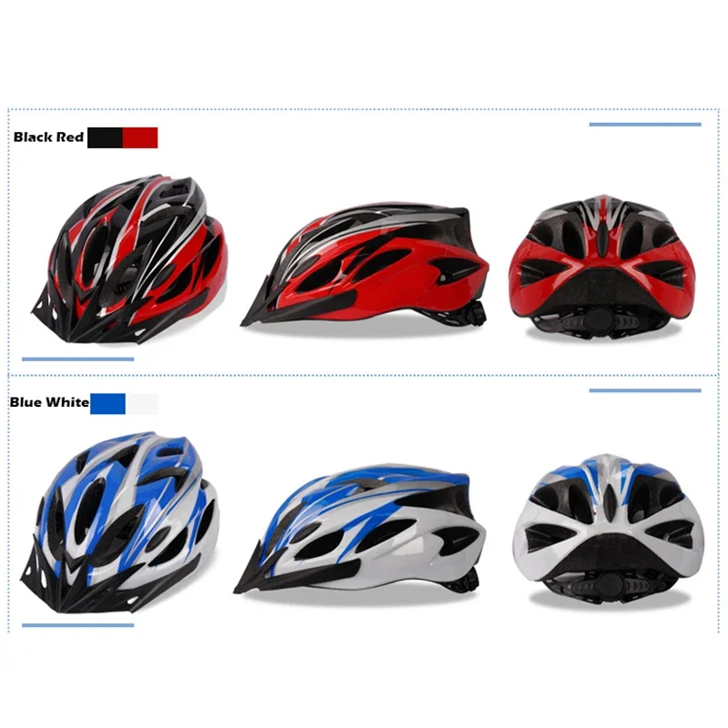 Cycling Safety Helmet Man Women Road Mountain Bike Helmet Outdoor Bicycle Skateboard Scooter Integrally-Molded Ultralight Helmet