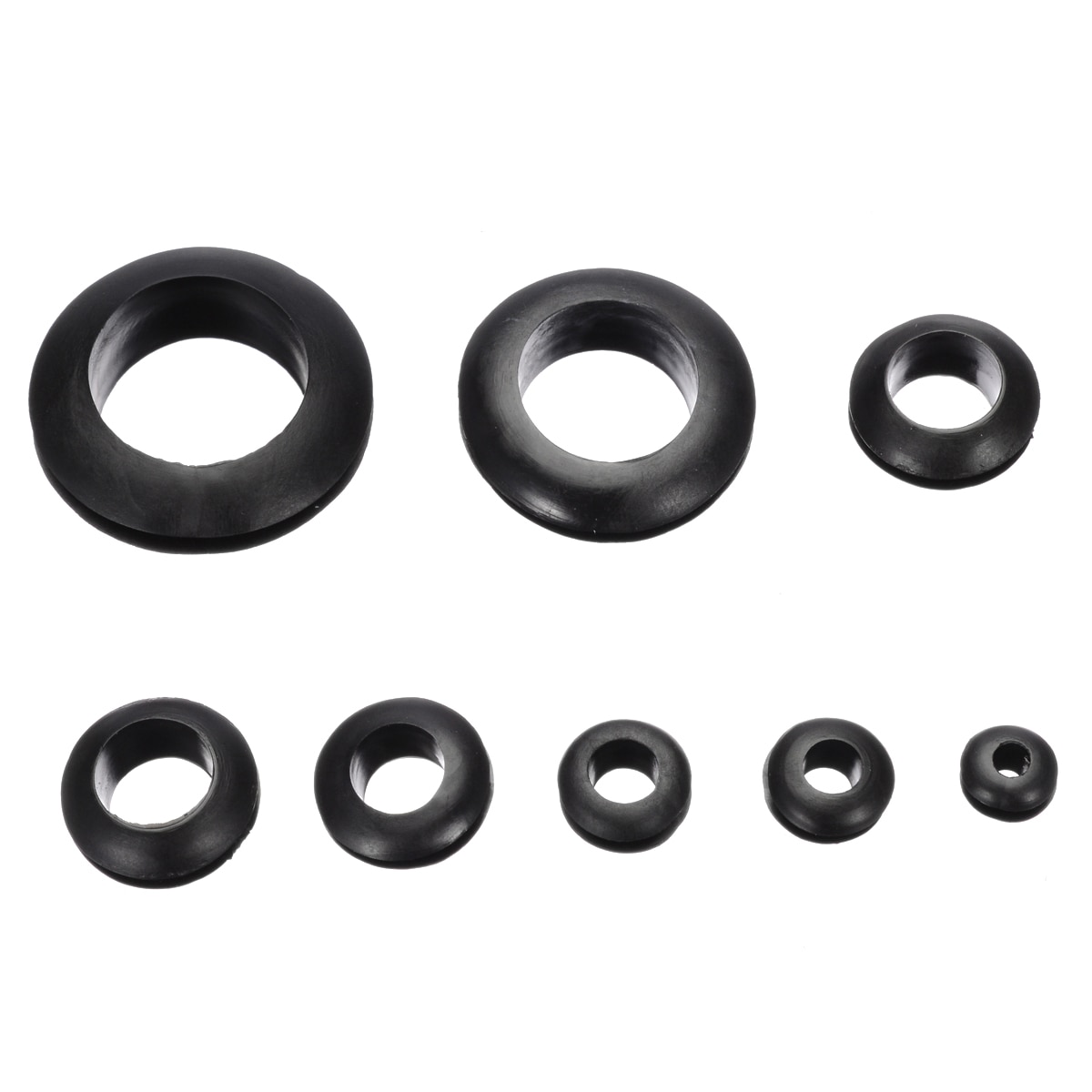 50/100pcs Rubber Grommet Blanking Hole Wiring Cable Gasket Rubber Seal Assortment Set For Protects Wire Cable Hardware Tools