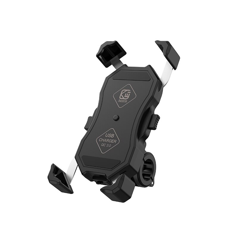 3,5-6,5 Zoll Telefon Halfter Motorrad QC 3,0 Drahtlose Ladegerät Lenker Fahrrad Halterung Schnell Ladung USB Ladegerät GPS Montieren halterung: USB aufladen