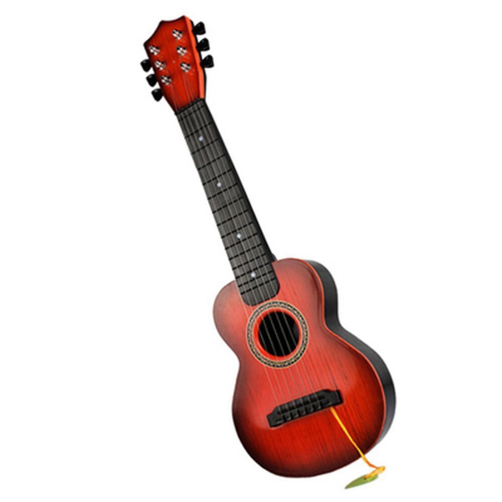 6 Strings Children Educational Mini Guitar (Brown): Default Title