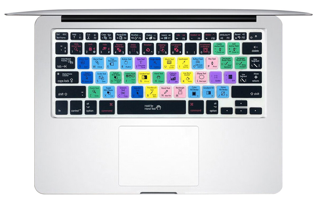 Ableton-funda de teclado para Macbook Pro, accesorio para teclado de acceso rápido, para Macbook Pro Air Retina 13 15 17 antes de: Illustrator AI