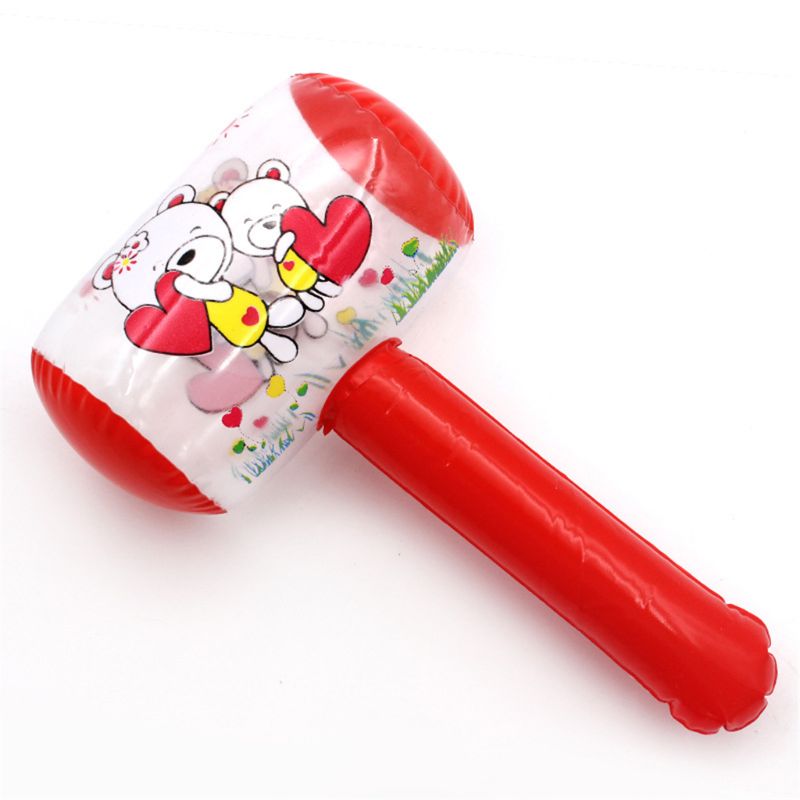 Inflatable Hammer With Bell Air Hammer Baby Toy Kids Toys Party Favors Inflatable Toy Pool Beach Toy L41D