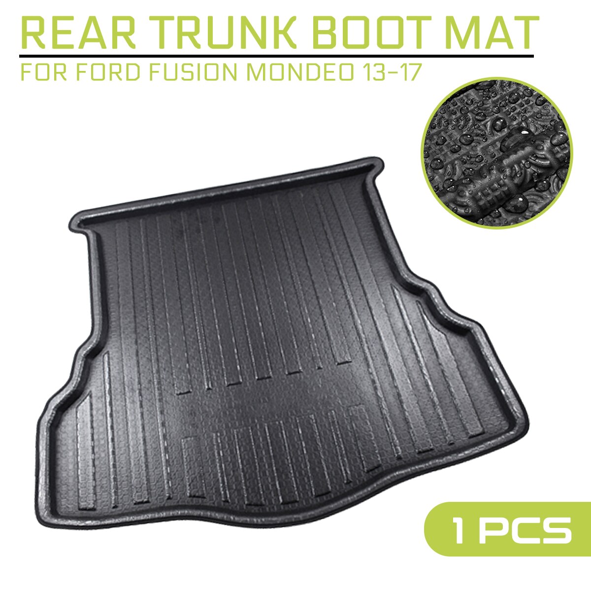 Voor Ford Fusion Mondeo Auto Vloermat Tapijt Kofferbak Anti-Modder Cover