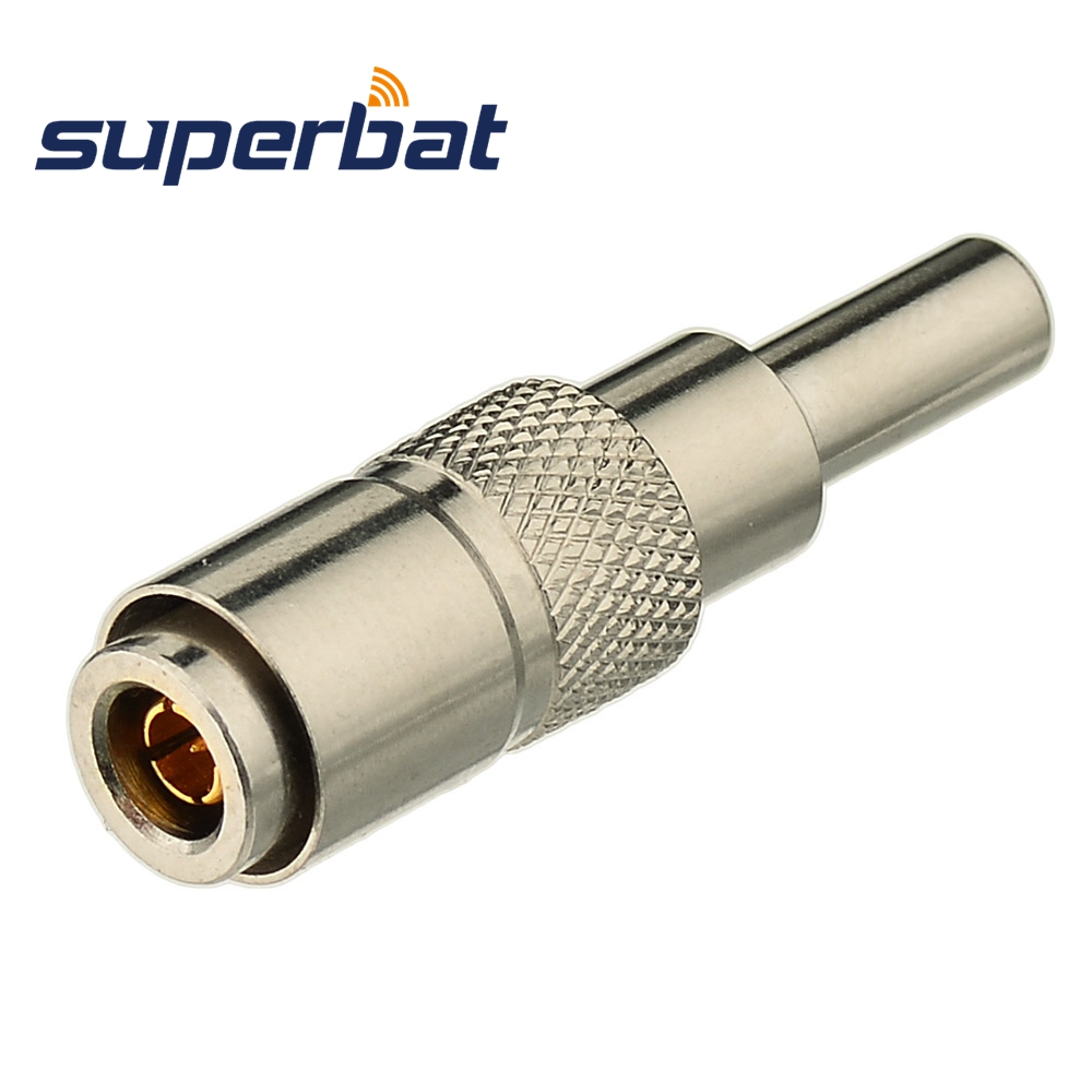 Superbat HD SDI Male Connector 1.0/2.3 75 Ohm Straight RF Connector for RG179 Cable for Blackmagic BMCC/BMPCC Video Assist