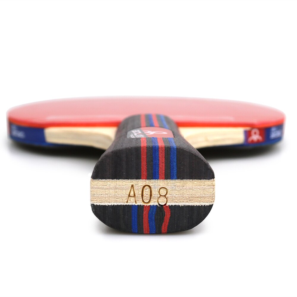 Bordtennisbold og bat sæt 4 ping pong flagermus 8 ping pong bolde pakke ping pong padle ketcher sæt med taske