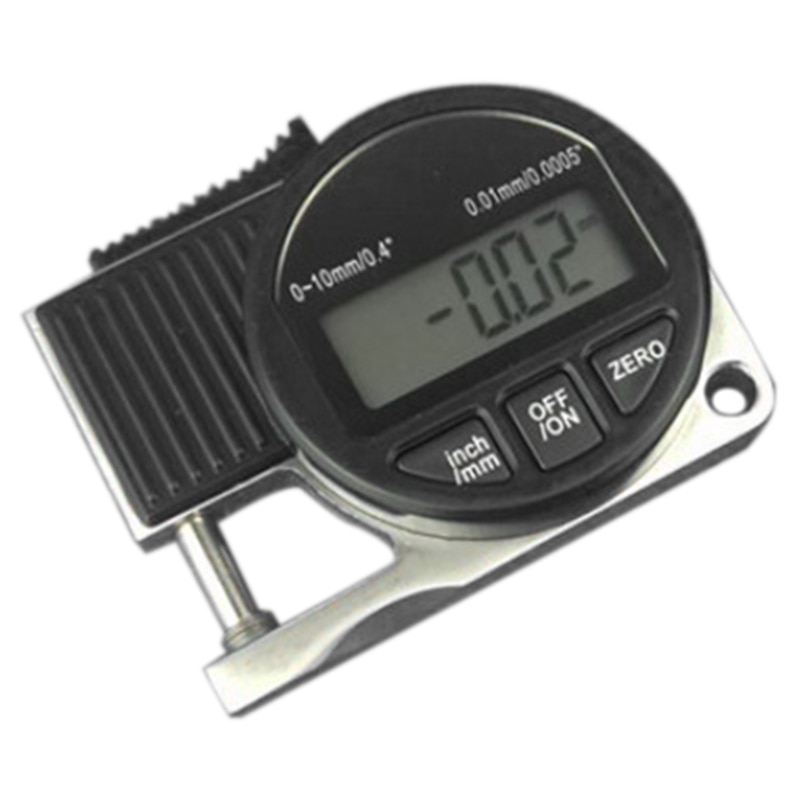 Electronic Digital Display Square Mini Thickness Gauge Caliper Card Table Leather Thickness Gauge Portable Quick Measurement Pap: Default Title