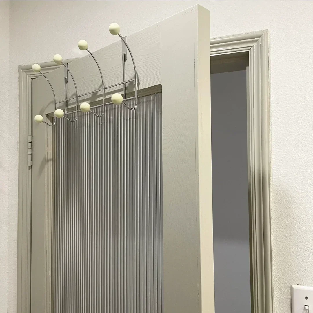 Eckaufhänger Haushalt Metall Wandhaken ohne Markierungen Nageleisen dekorative Aufbewahrung Kleiderhaken Umkleidekabine Schrank Wohnzimmer: Beige