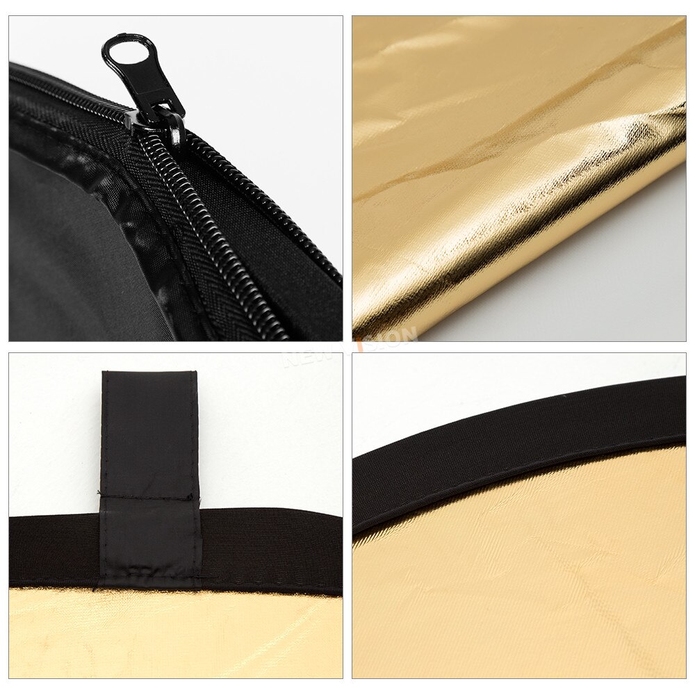 Godox 24" 60cm 2 in 1 Portable Collapsible Light Round Photography Reflector for Studio Multi Photo Disc