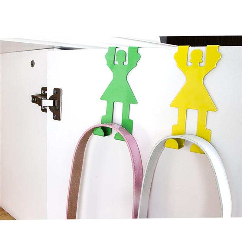 1 Pc Mannen Vormige Deur Terug Haak Heavy Duty Rvs Over De Deur Haken Jas Handdoek Hangers Thuis Opknoping rack (Geel)