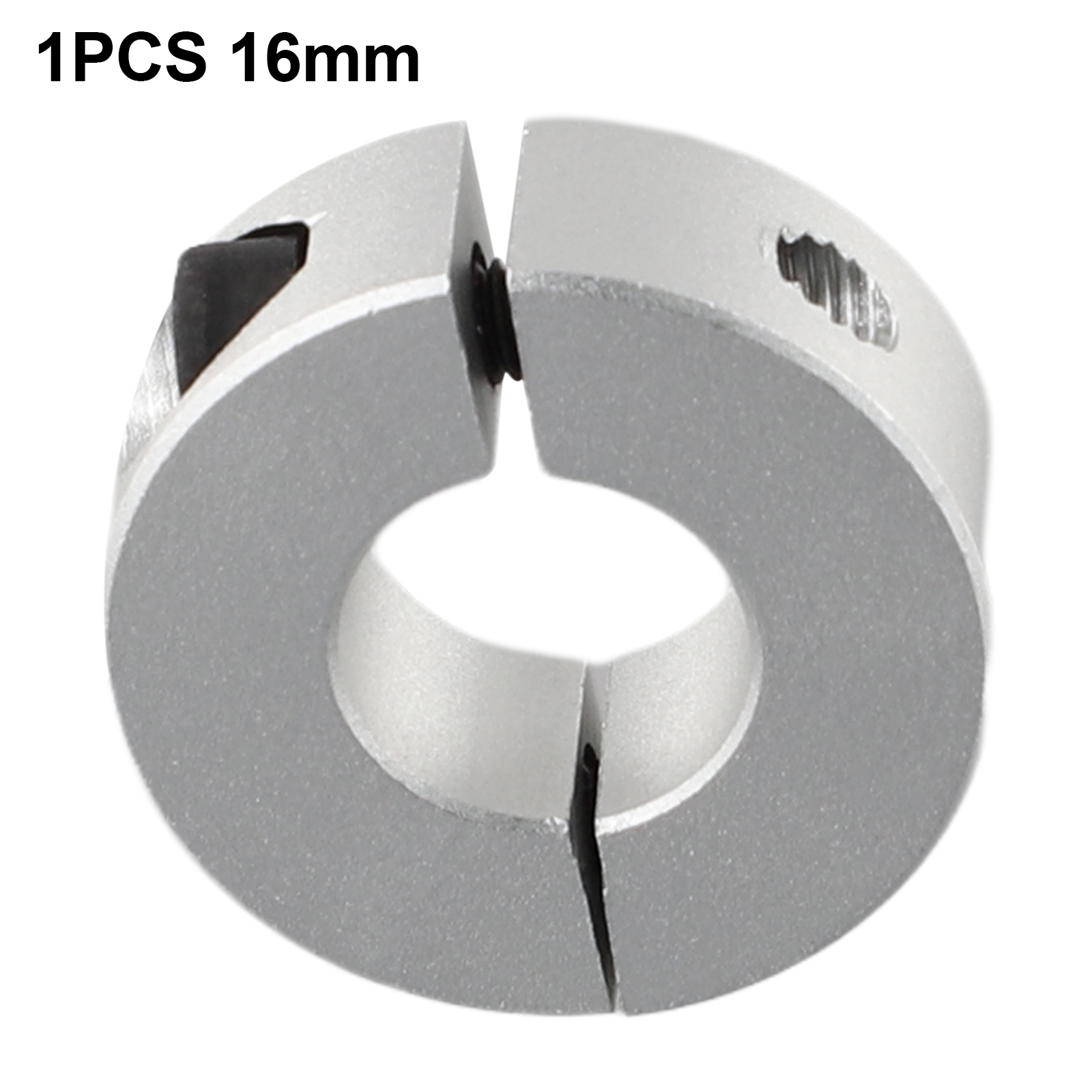 Klemmekrave dobbelt delt 13-30mm indvendig diameter akselkrave klemmetype aluminiumslegering faste ringe klemmekrave: Rød